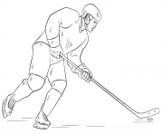 Printable hockey player nhl hockey sport  coloring pages